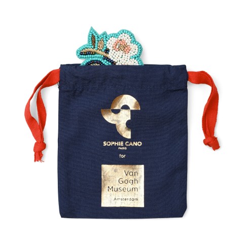 Sophie Cano x Van Gogh Museum, Beaded Brooch Almond Blossom