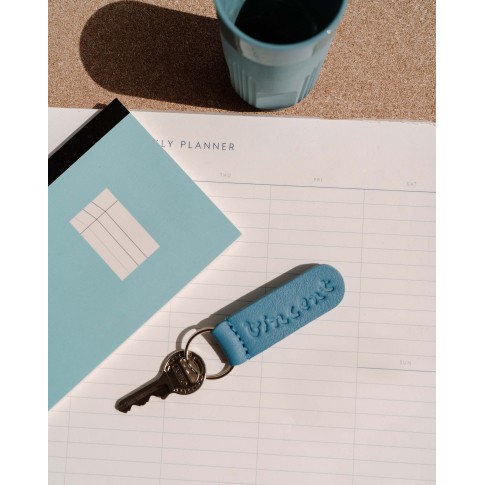 Key holder blue leather Vincent – Keecie
