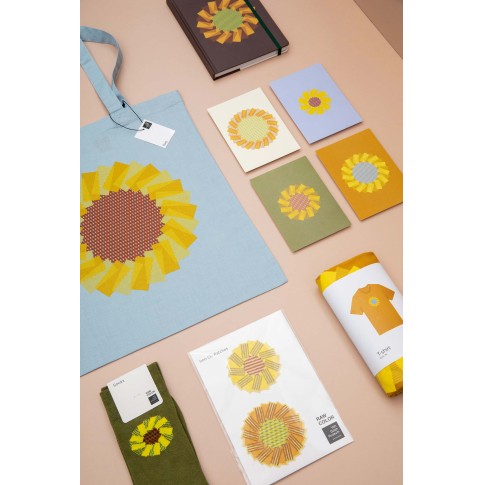 Raw Color Iron-on Patches Sunflowers