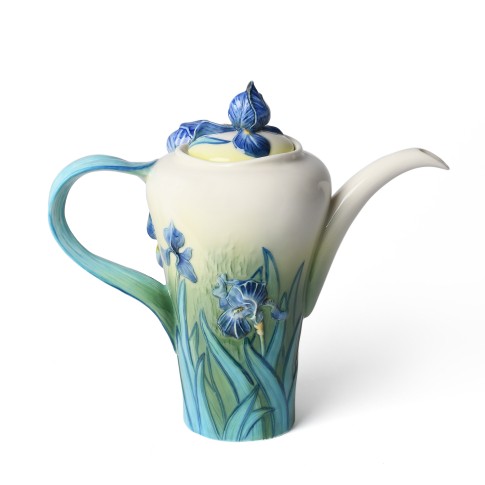 Van Gogh Franz Collection Porcelain teapot Irises