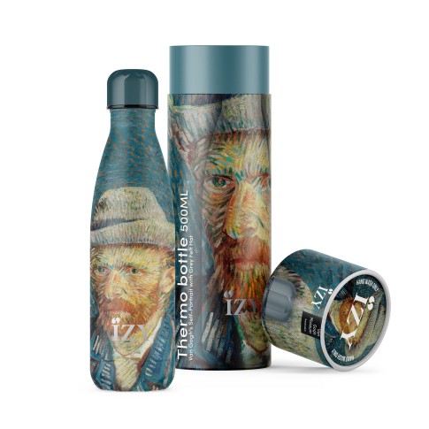 IZY Bottles Vacuum flask Self-Portrait with Grey Felt Hat