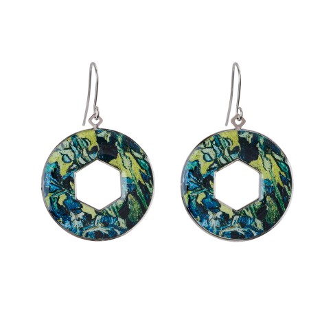 Van Gogh Earrings Irises