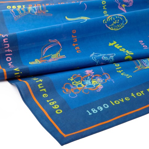 Bandana scarf Van Gogh Sketch