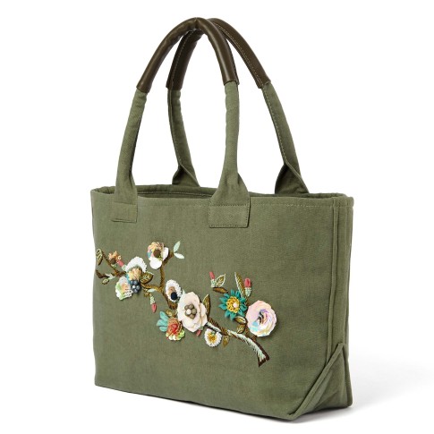 Embroidered Bag Almond Blossom