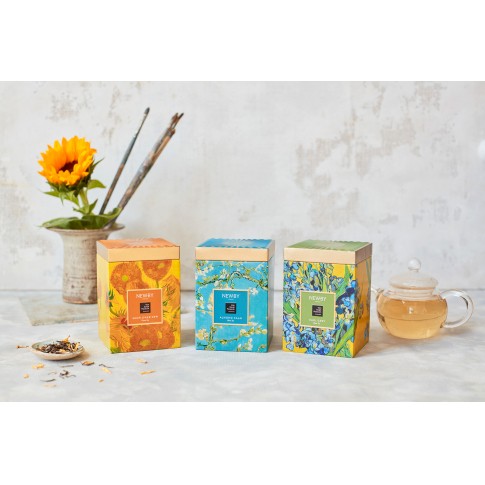 Van Gogh Newby tea in tin, Almond Blossom