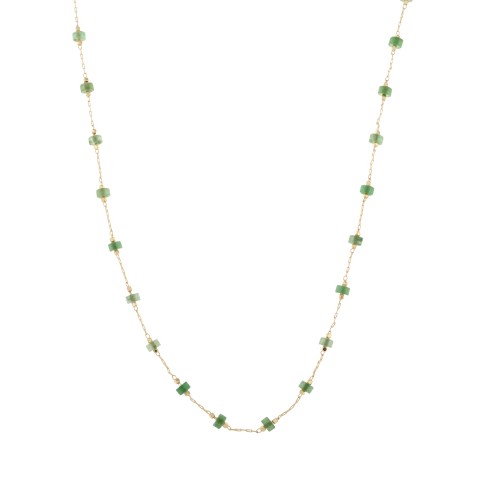 Van Gogh Necklace with aventurine gemstones, by Ellen Beekmans