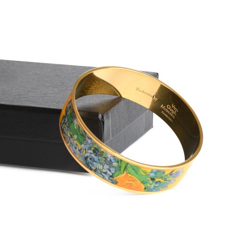 Van Gogh Goldplated bangle Irises, by Erwin Pearl