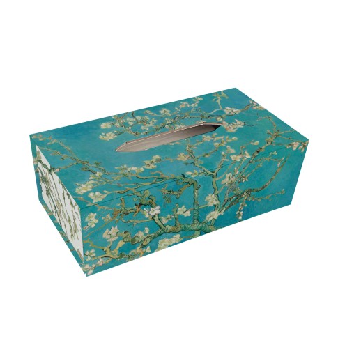 Tissue Box Cover – Van Gogh Almond Blossom