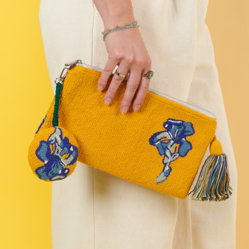 Mama Tierra Keyring – Van Gogh Irises