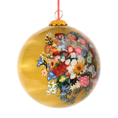 Van Gogh Glass ornament Vincent's flowers