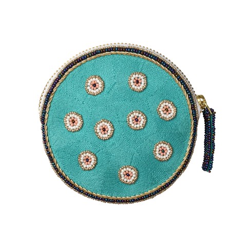 Sophie Cano x Van Gogh Museum, Beaded Purse Almond Blossom