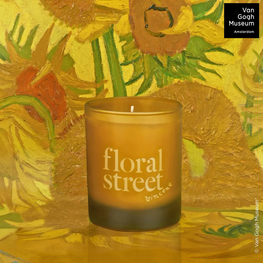 Sunflower Pop scented candle, Floral Street x Van Gogh Museum® - Van Gogh  Museum shop