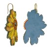 Van Gogh PatchArt earrings Sunflowers, by Miccy’s