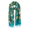 Van Gogh Handwoven silk scarf Almond Blossom