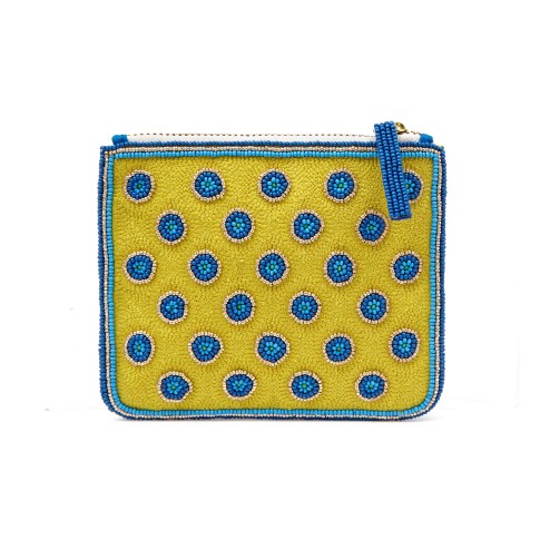 Sophie Cano x Van Gogh Museum, Beaded Purse Irises