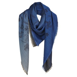 Van Gogh Luxury jacquard scarf silk & wool Irises