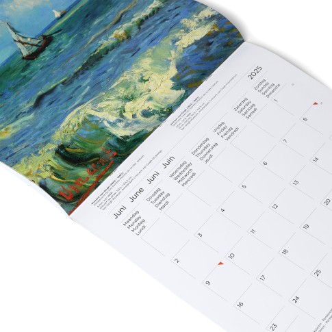 Calendario grande Van Gogh 2025