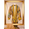 Kimono Flores de Vincent de color dorado, Beddinghouse x Van Gogh Museum