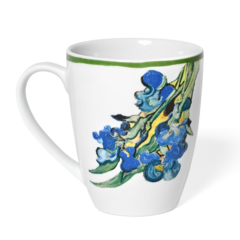 Taza de porcelana Van Gogh lirios, de Catchii